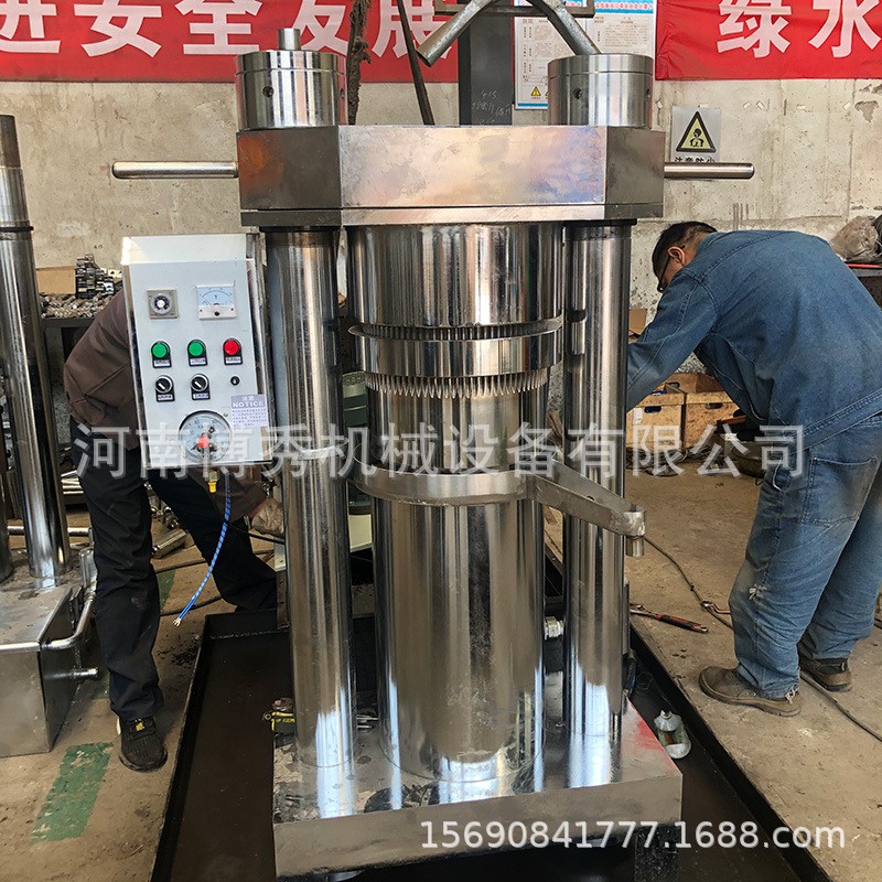 山茶籽榨油机 橄榄核桃榨油设备 液压型 出油率高 批发价图3