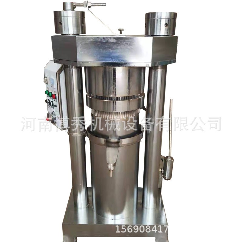 山茶籽榨油机 橄榄核桃榨油设备 液压型 出油率高 批发价图5