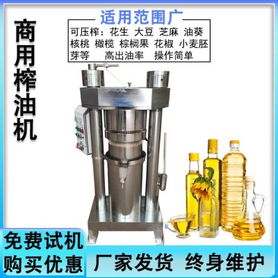 芥籽紫苏榨油机 商用液压榨油机 橄榄油压榨设备 高出油率