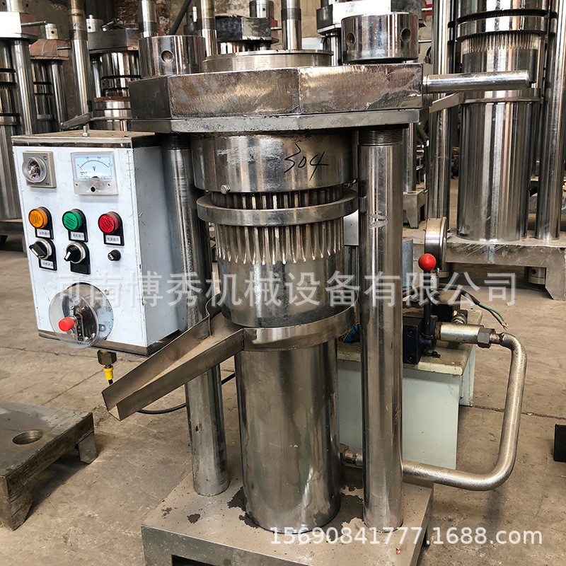 芥籽紫苏榨油机 商用液压榨油机 橄榄油压榨设备 高出油率图4