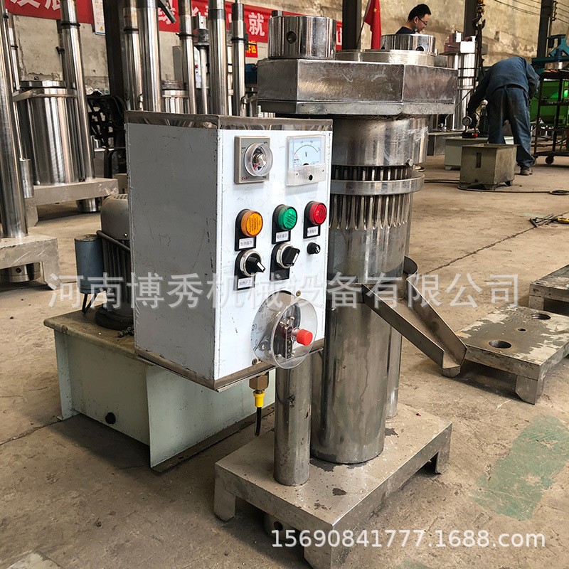 芥籽紫苏榨油机 商用液压榨油机 橄榄油压榨设备 高出油率图2