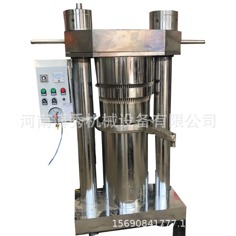 芥籽紫苏榨油机 商用液压榨油机 橄榄油压榨设备 高出油率图5