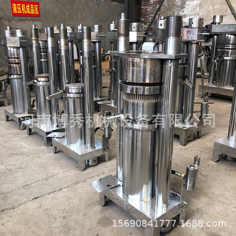 商用大型油菜籽榨油设备 核桃花生茶籽榨油设备 液压芝麻香油机图4