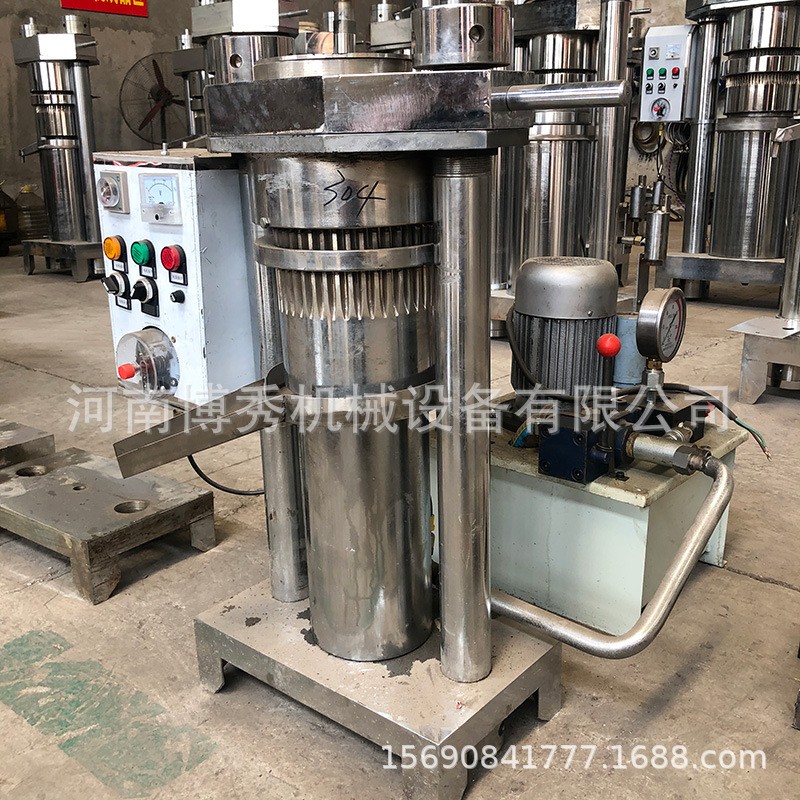 商用大型油菜籽榨油设备 核桃花生茶籽榨油设备 液压芝麻香油机图2