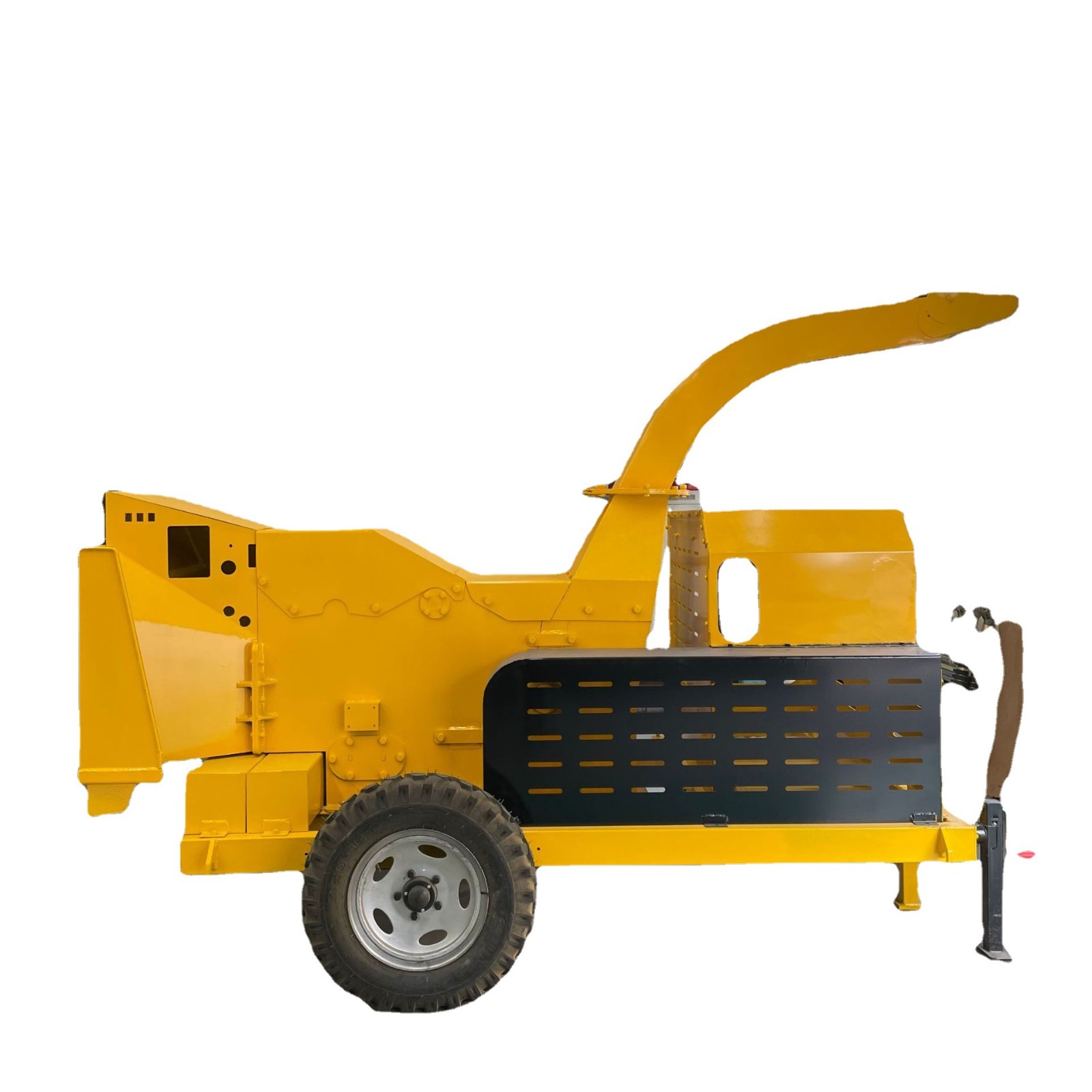 大型车载移动树枝粉粹机边角料木材破碎机柴油动力圆木枝条处理机图5