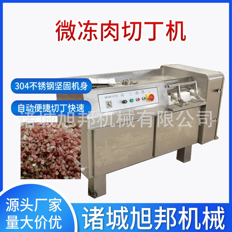 商用350型微冻肉切丁机 商用新型冻肉切丁机 冻猪肉快速斩切机图2