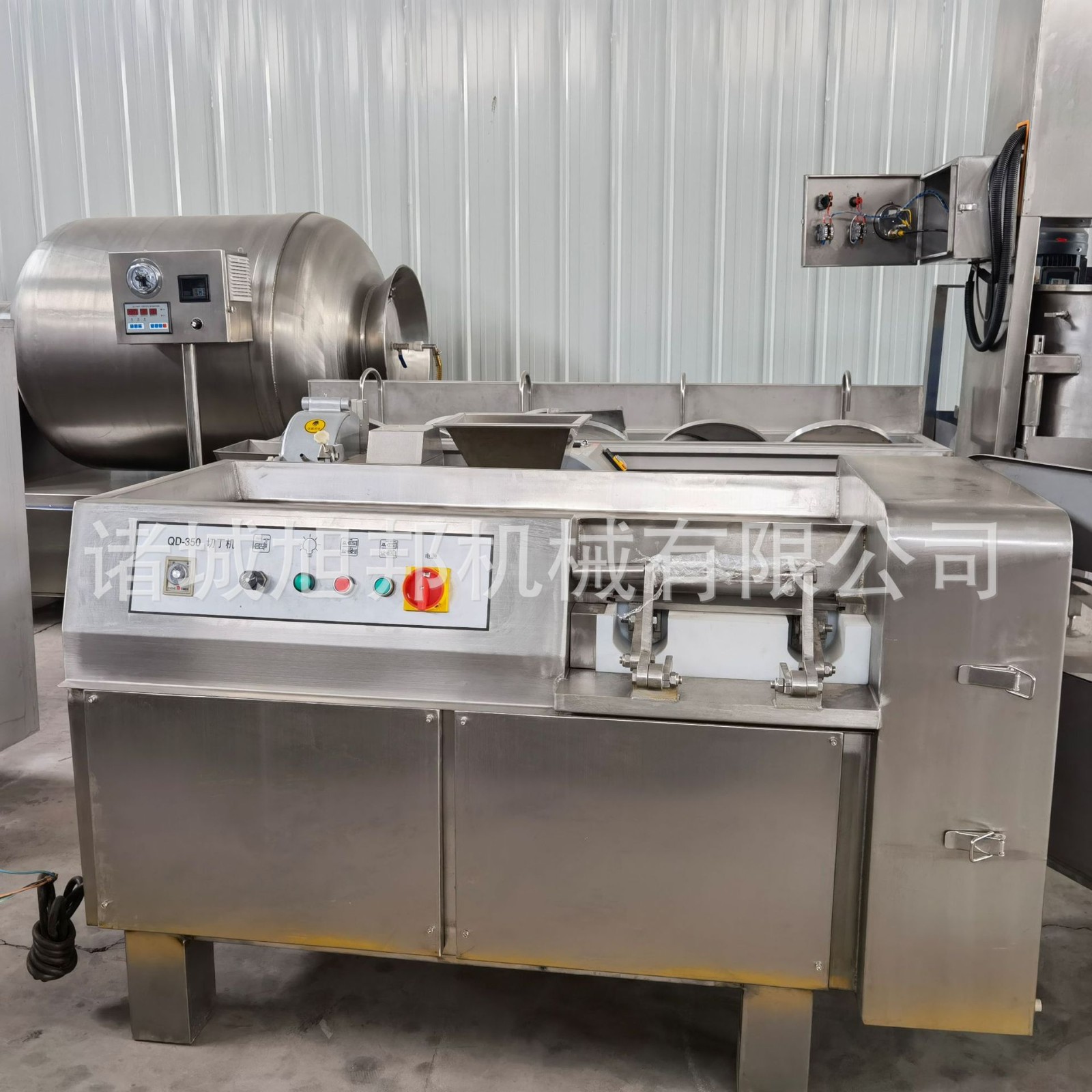 商用350型微冻肉切丁机 商用新型冻肉切丁机 冻猪肉快速斩切机图4