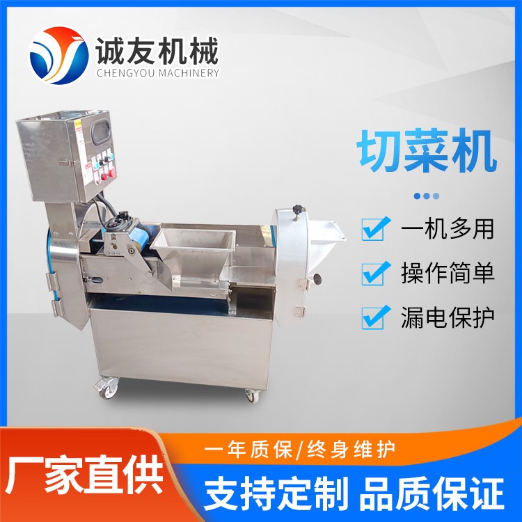 多功能进口切菜机 不锈钢全自动切块切丁切丝机