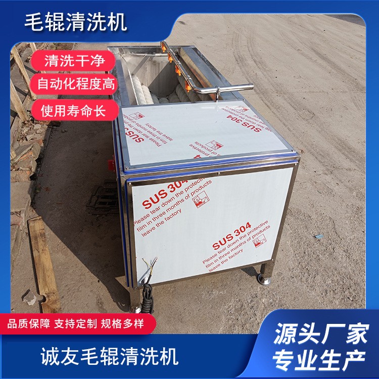 全自动商用毛辊清洗机 土豆大姜红薯去皮清洗设备图4