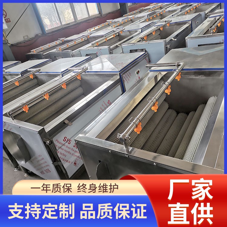 全自动商用毛辊清洗机 土豆大姜红薯去皮清洗设备图5