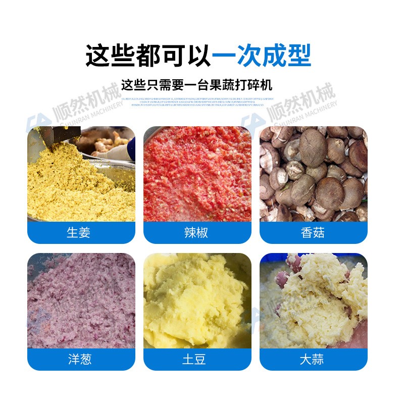 商用果蔬打碎机 多功能土豆韭菜花打碎设备 不锈钢韭花打碎末机图3