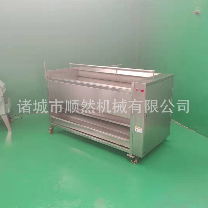 供应土豆去皮清洗机 莲藕大姜清洗设备 毛刷萝卜红薯清洗去皮机图2