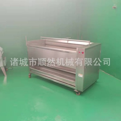 供应土豆去皮清洗机 莲藕大姜清洗设备 毛刷萝卜红薯清洗去皮机
