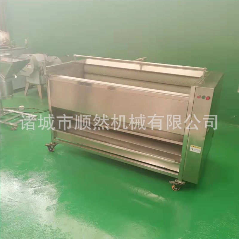 供应土豆去皮清洗机 莲藕大姜清洗设备 毛刷萝卜红薯清洗去皮机图4
