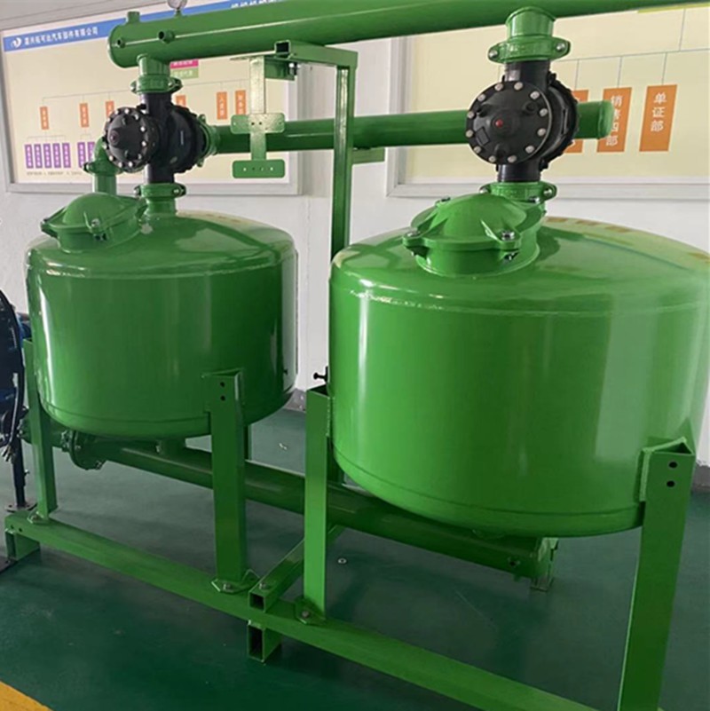 农业节水灌溉园林雾化温室微喷全自动反冲洗石英砂介质砂石过滤器图4