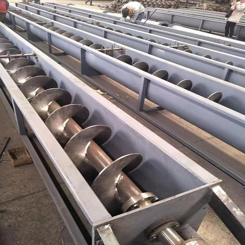 供应绞龙U型螺旋输送机 绞龙输送机粮食传送机管式无轴螺旋输送机图5