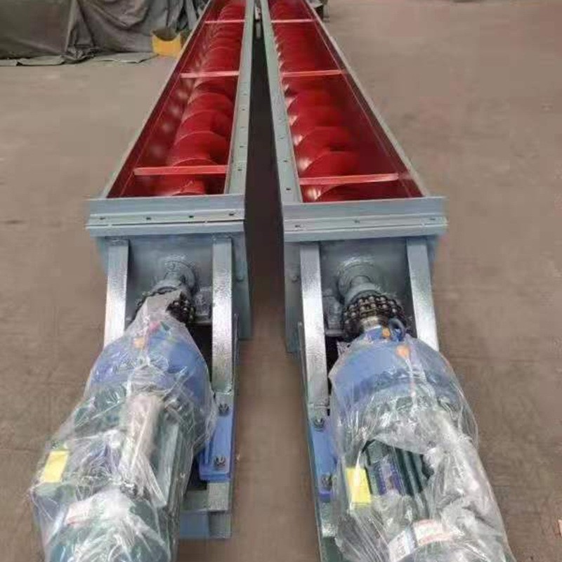 供应绞龙U型螺旋输送机 绞龙输送机粮食传送机管式无轴螺旋输送机