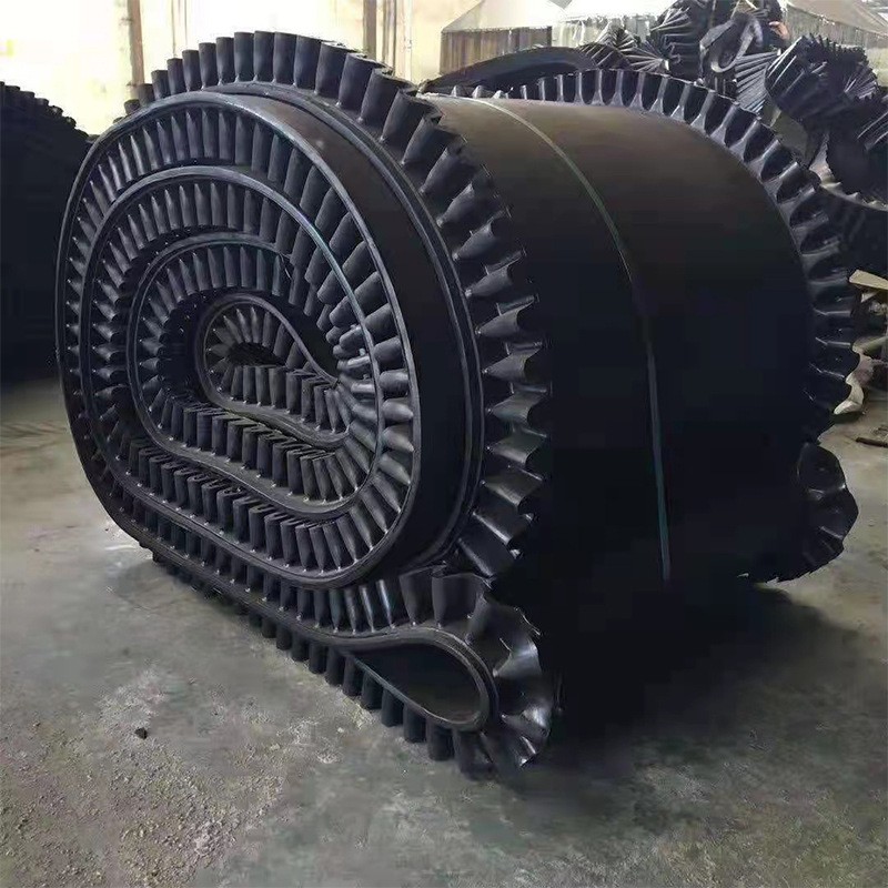 大倾角输送带 裙边柔韧度好 超长质保 方沫输送图3