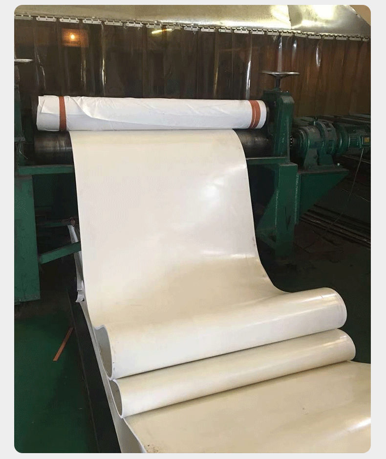 白色橡胶输送带 食品带 柔韧性号 耐磨耐热 方沫输送图3