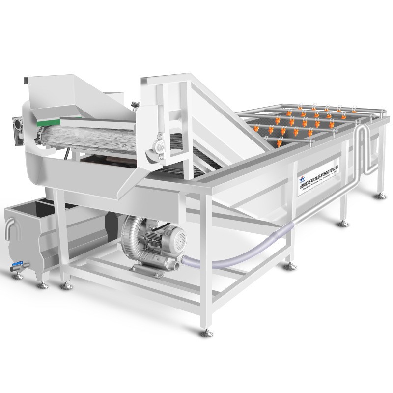 厂家供应灯泡茄清洗机 净菜加工小青瓜清洗机 蔬菜加工流水线图5