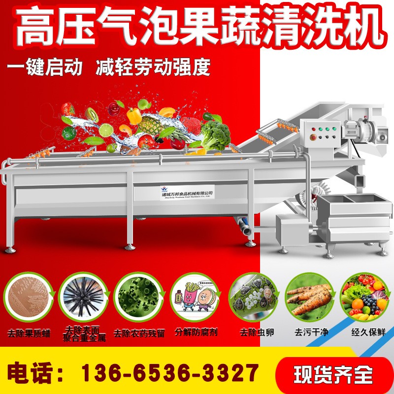 工厂销售木耳浸泡清洗机 商用菌菇清洗机 气泡喷淋清洗成套设备