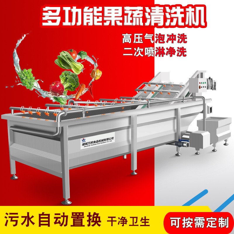 工厂销售木耳浸泡清洗机 商用菌菇清洗机 气泡喷淋清洗成套设备图4