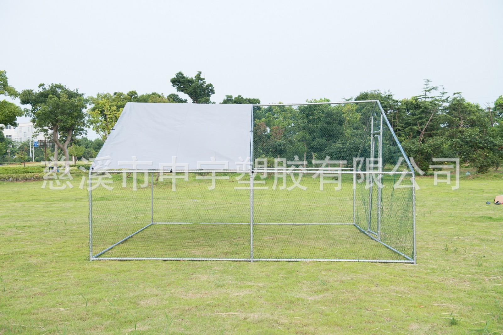 户外大型狗跑笼鸡笼镀锌管电商（dog run cage kennel）图4