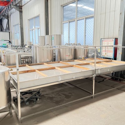 6盒8盒豆油皮机厂家 不锈钢商用腐竹豆油皮机 两联磨浆机组装