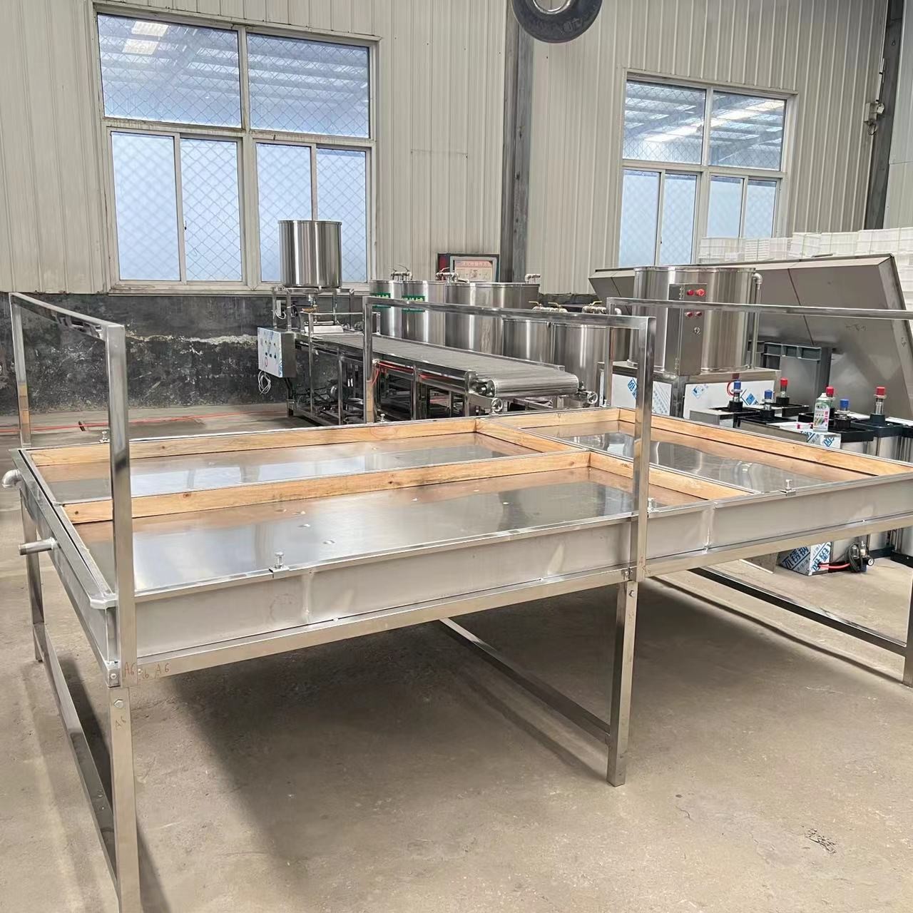 大型腐竹机生产线 生产腐竹设备蒸汽加热 酒店豆油皮机器图5