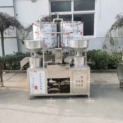 磨浆机设备 山东两连磨三连磨厂家 全自动三联磨浆机