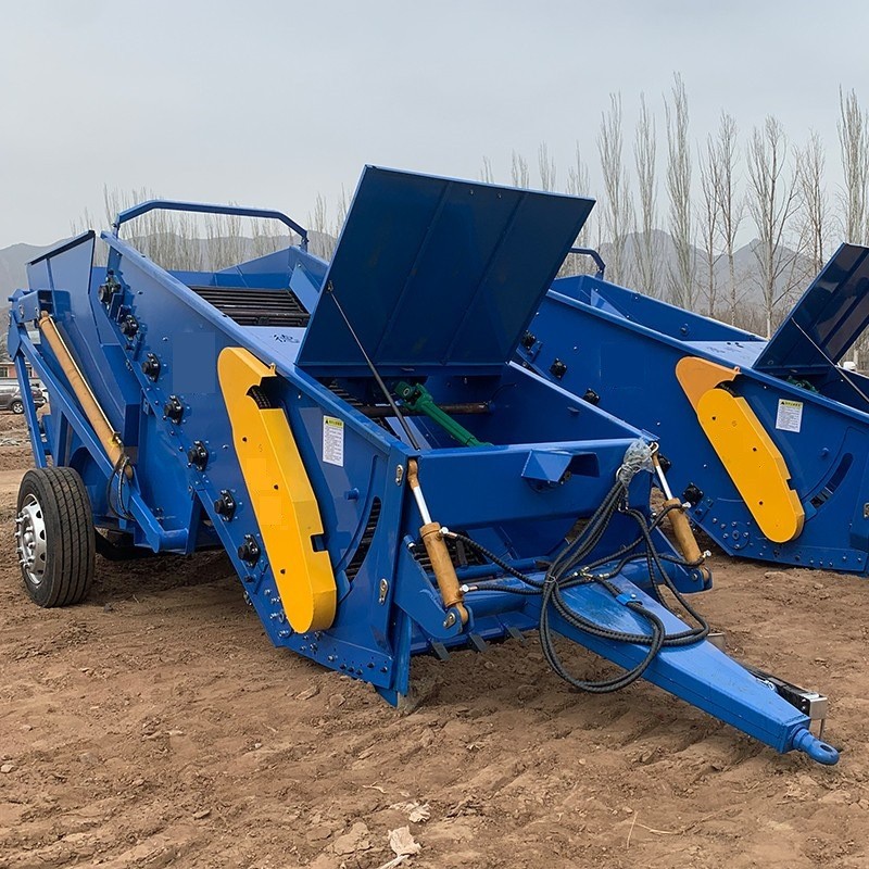 大型农田荒地捡石机 开荒山地拆迁房捡石头机 土壤改良碎石清理机图5