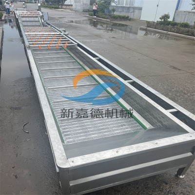 预制菜气泡清洗机 果蔬气泡清洗设备 小龙虾喷淋清洗流水线