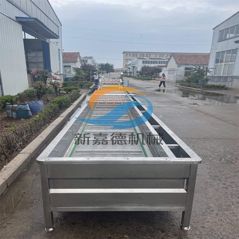 果蔬清洗机 嘉德直供预制菜清洗设备 喷淋式气泡清洗流水线图2