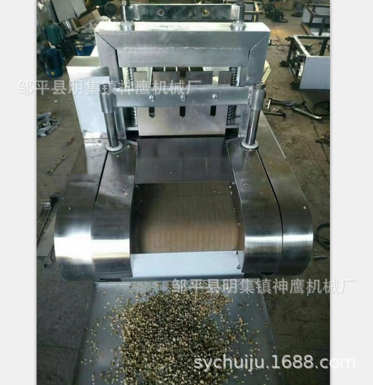 批发切药机 黄芪党参西洋参切片机 切丹参段机往复式剁刀切中药机图3