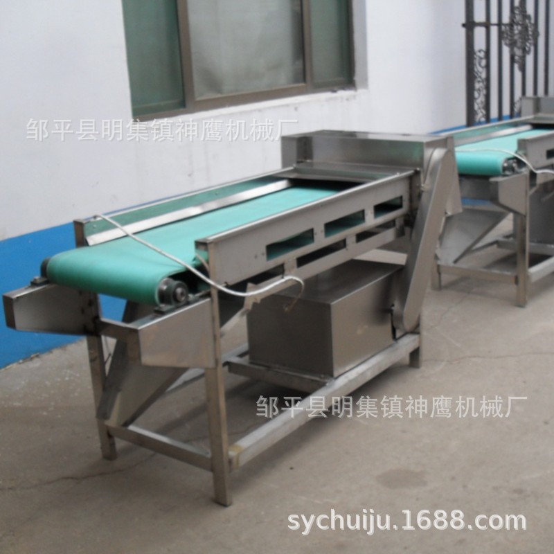 厂家直供商用蘑菇切片机 输送带式滚刀切菜机 蘑菇鲜海带切丝机图2