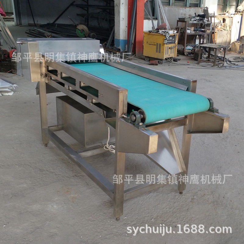 厂家直供商用蘑菇切片机 输送带式滚刀切菜机 蘑菇鲜海带切丝机图4