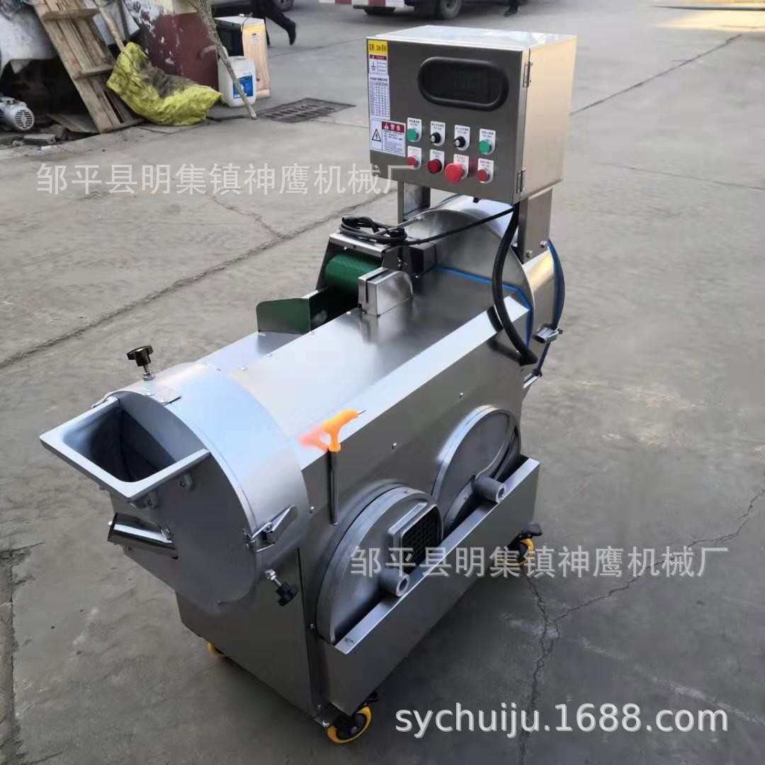 现货双头切菜机变频切丝机 商用多功能长短可调不锈钢食堂切菜机图2