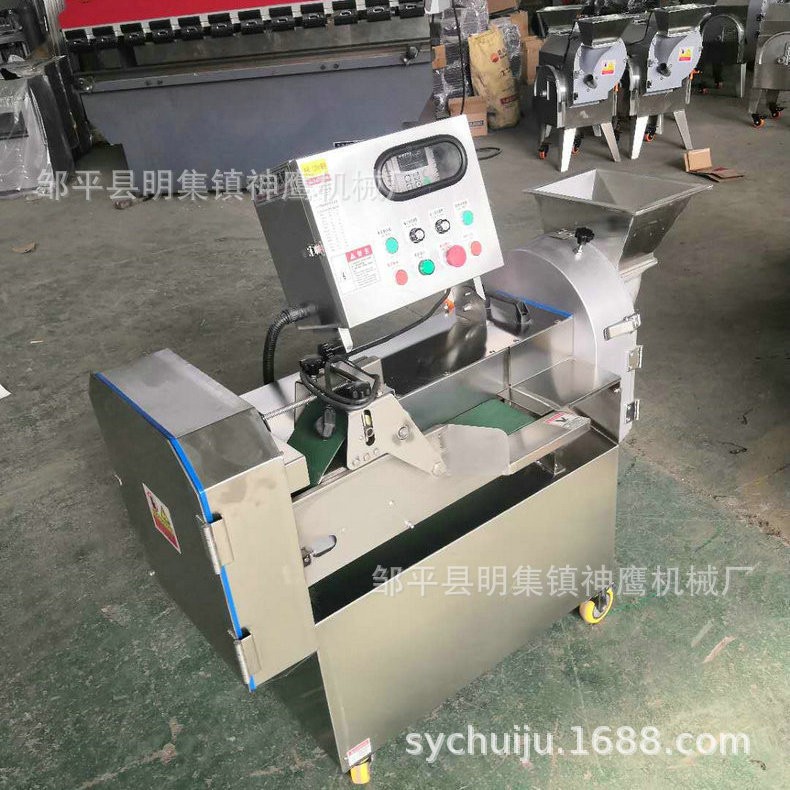 现货双头切菜机变频切丝机 商用多功能长短可调不锈钢食堂切菜机图4