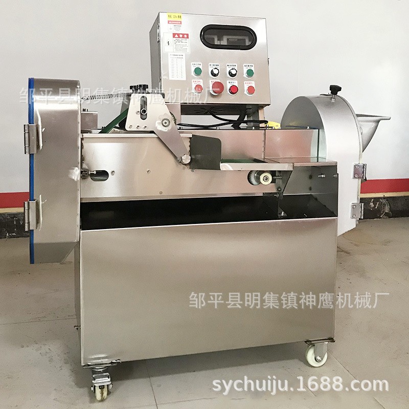 现货双头切菜机变频切丝机 商用多功能长短可调不锈钢食堂切菜机图3