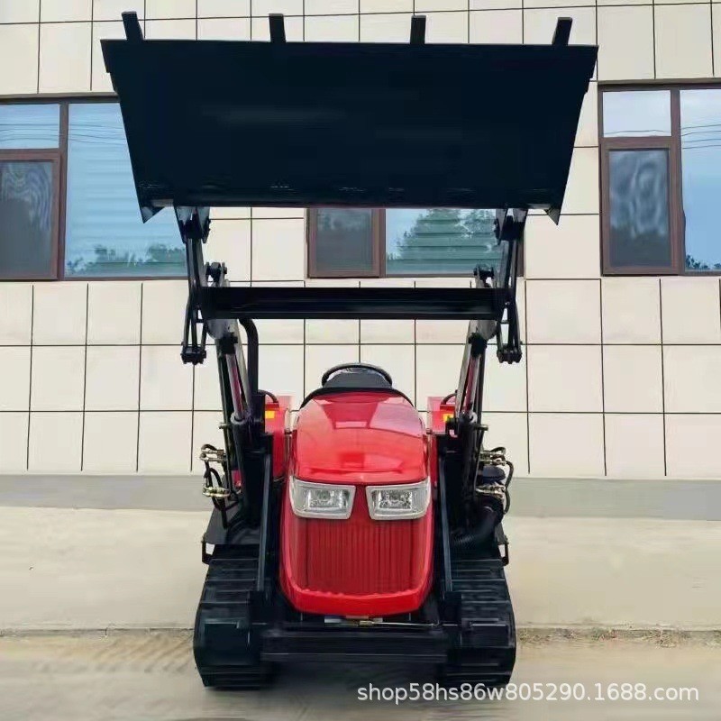 履带式旋耕机田园管理施肥大棚开沟水旱果园农用拖拉乘坐微耕机图5