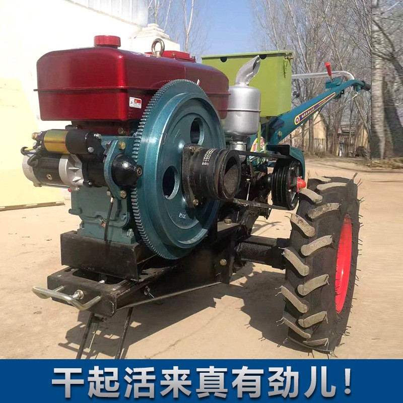 手扶拖拉机耕犁农具配件厂家 旋耕起垄耕地机8-22马力农用拖拉机图4