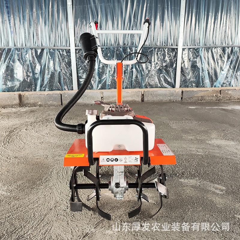 大功率旋耕机多功能耕地机除草开沟松土犁地汽油小型微耕机图5