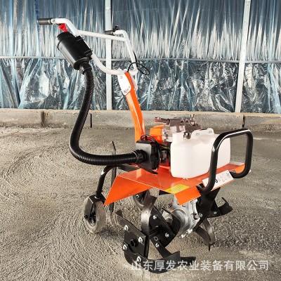 新型家用多机头微耕机四冲程汽油机农用小微型耕地锄草开沟松土机
