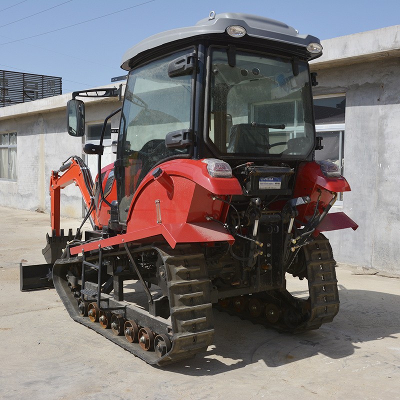 履带拖拉机乘坐式履带机 开沟松土农机运输图5