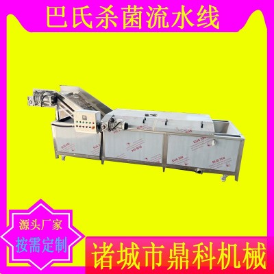 全自动酱菜巴氏杀菌流水线果冻饮料辣椒酱油包水浴巴氏灭菌机