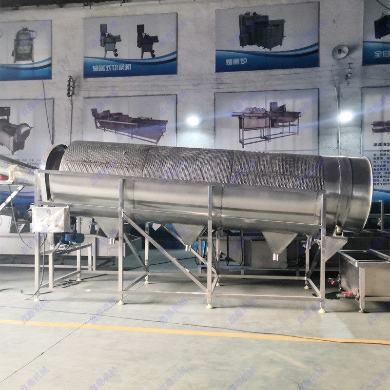 青豆荚清洗机 滚筒式清洗干净不伤料 毛豆豆荚清洗流水线图3