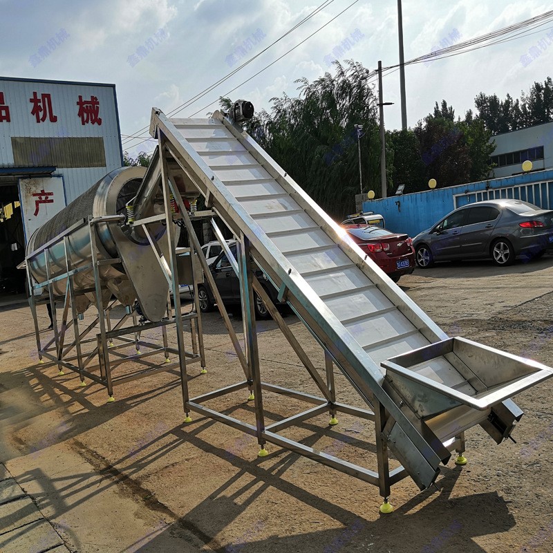 连续式毛豆清洗机 滚筒清洗机高压清洗干净量大 毛豆荚加工机械图3