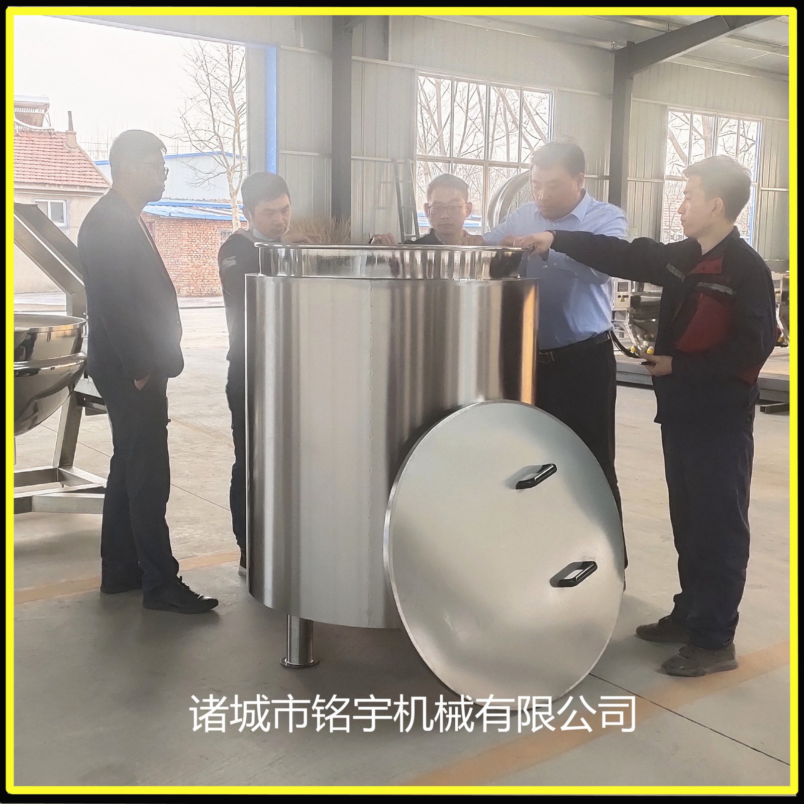 立式蒸汽夹层锅 商用蜂窝加热煮肉锅 卤煮驴肉猪蹄制品蒸煮锅图2