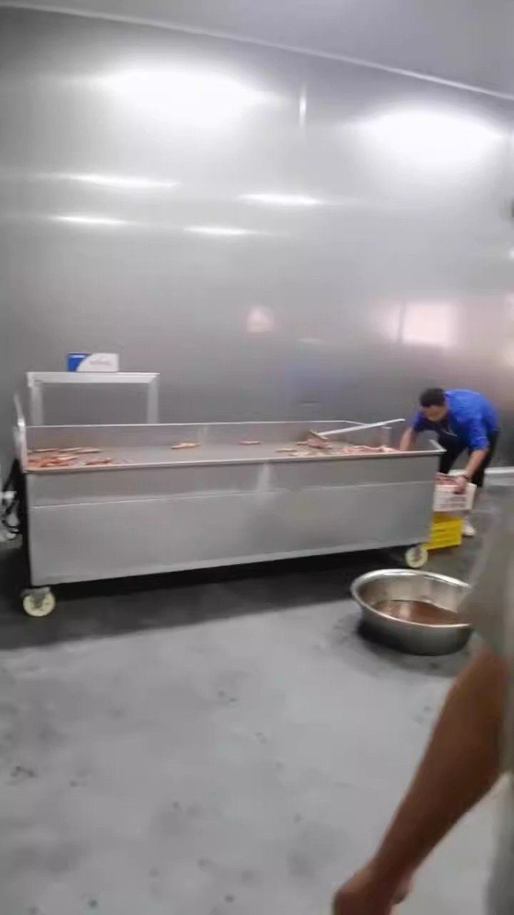 熟食鸭脖卤煮锅 自动上料出料海鲜翻筐焯水锅 翻筐猪头肉卤煮锅图2