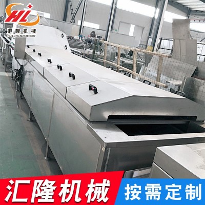 扇贝生蚝蒸汽加热蒸煮机 蛤蜊连续式漂烫机 海蛎子蛤蜊去壳机